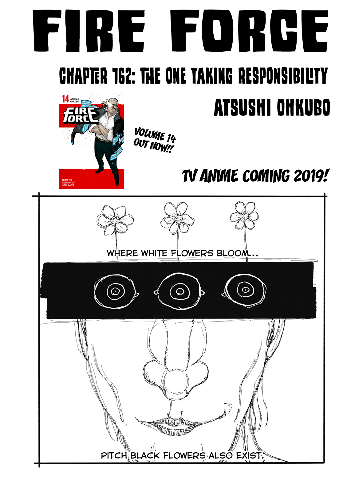 Enen no Shouboutai Chapter 162 page 1 - Chapter 162: The One Taking Responsibility