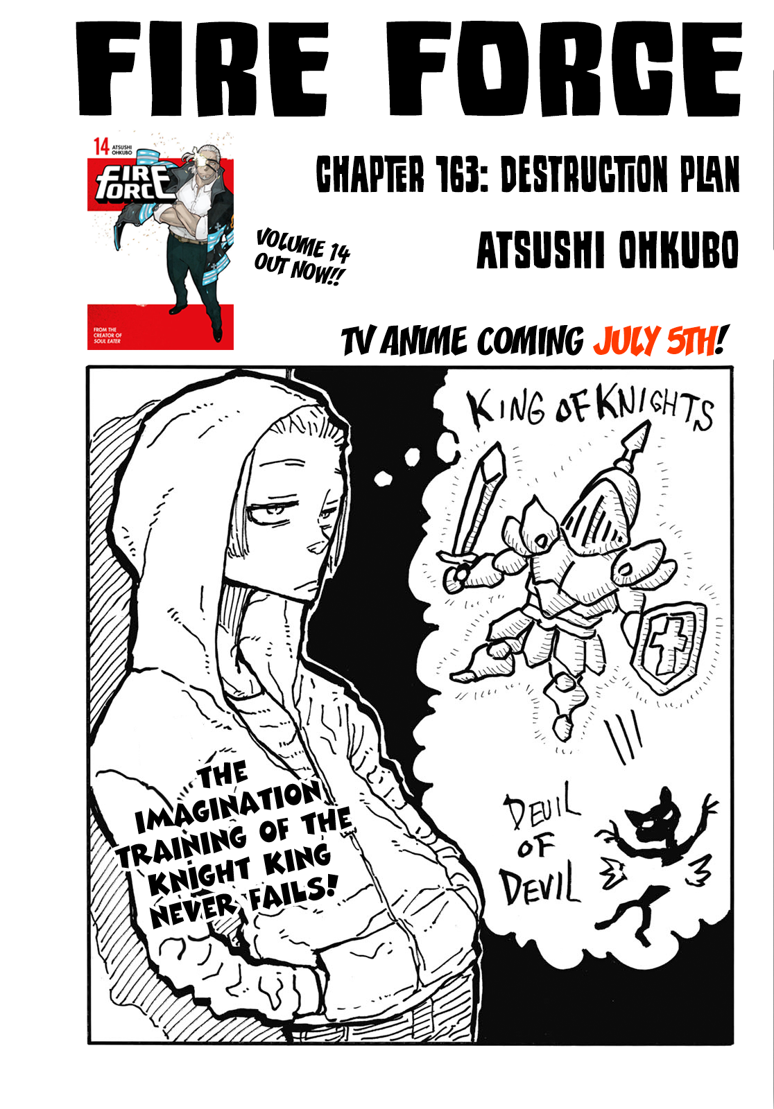 Enen no Shouboutai Chapter 163 page 1 - Chapter 163: Destruction Plan