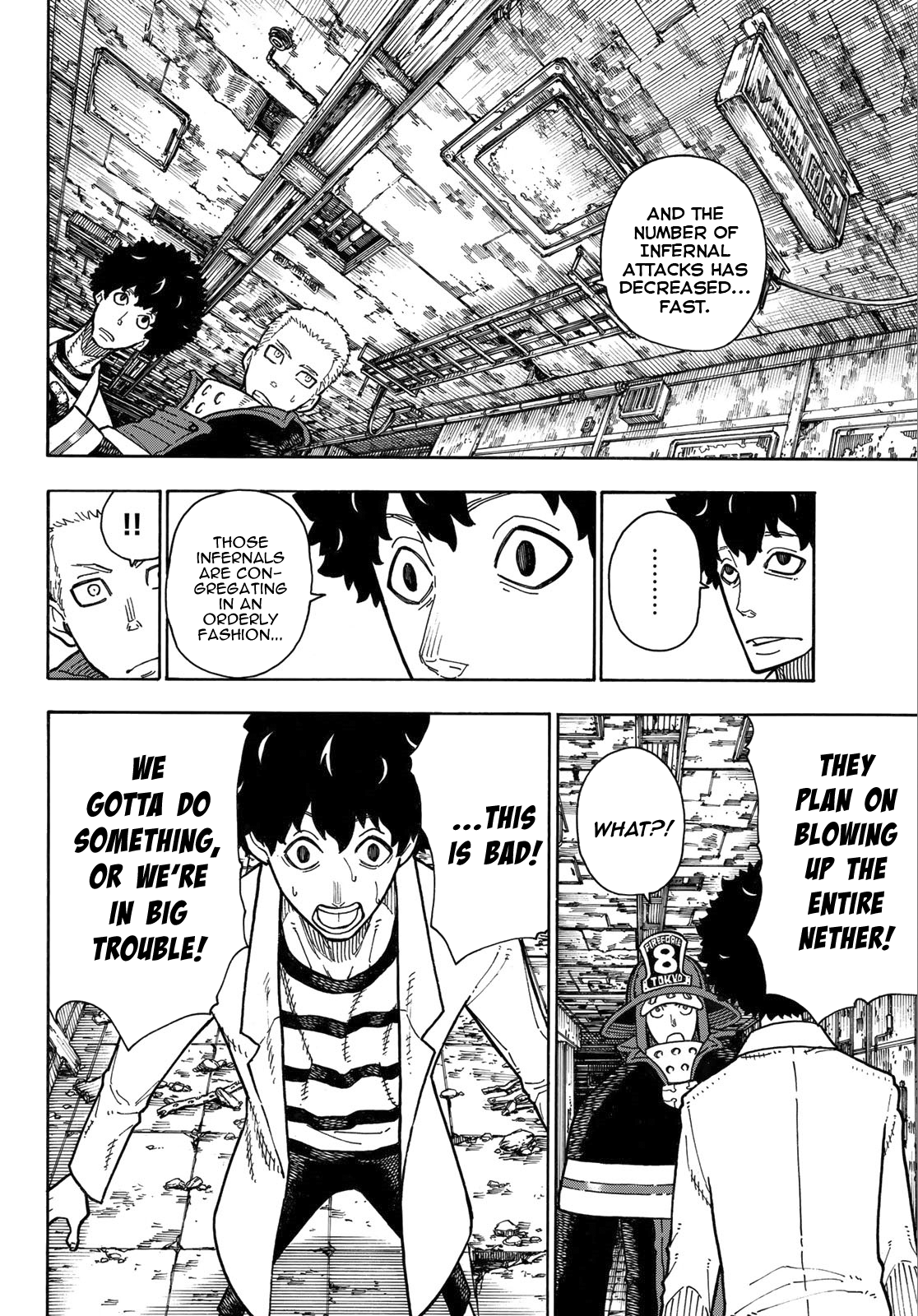 Enen no Shouboutai Chapter 163 page 8 - Chapter 163: Destruction Plan