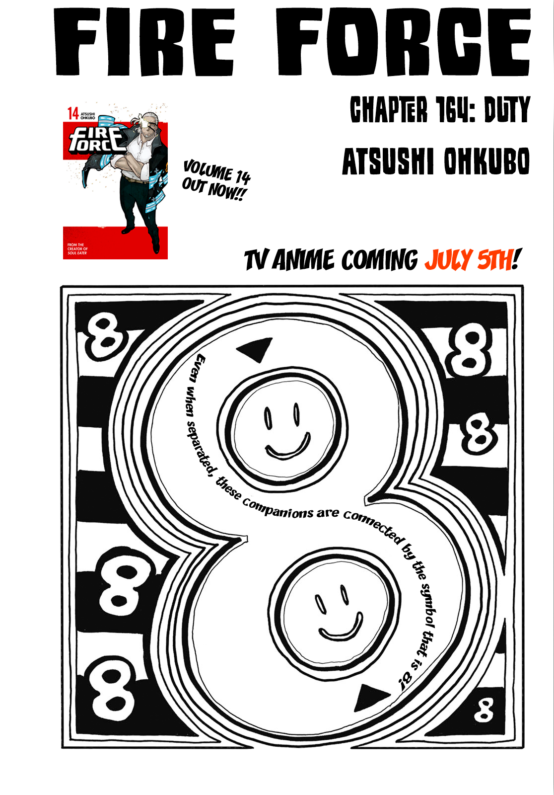 Enen no Shouboutai Chapter 164 page 1 - Chapter 164: Duty