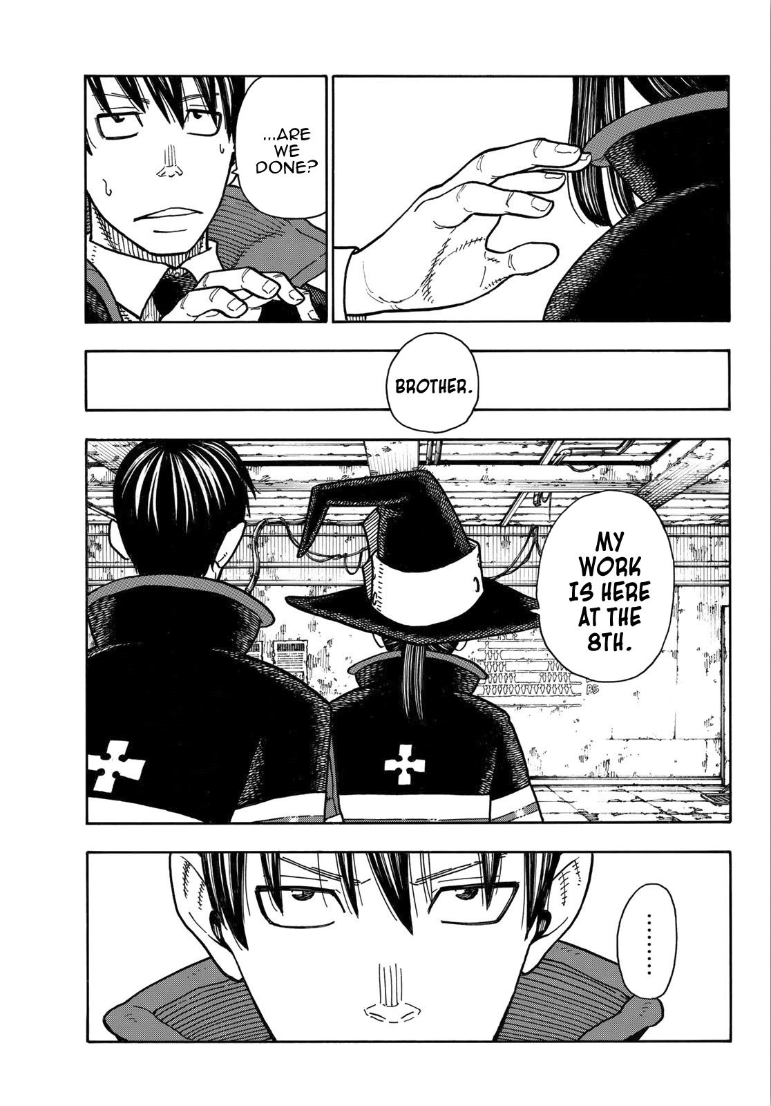 Enen no Shouboutai Chapter 165 page 18 - Chapter 165: Seeking a Witch in a Desperate Situation