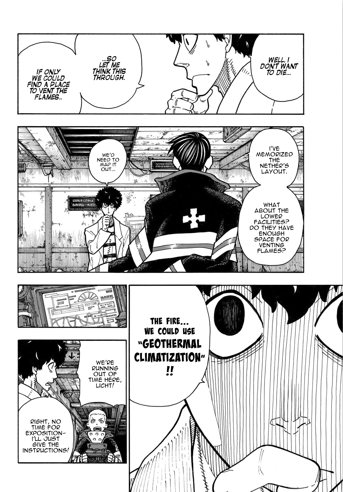 Enen no Shouboutai Chapter 165 page 5 - Chapter 165: Seeking a Witch in a Desperate Situation