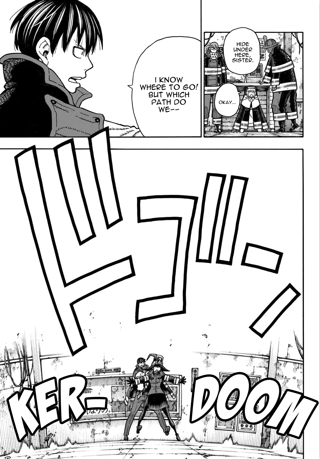 Enen no Shouboutai Chapter 165 page 8 - Chapter 165: Seeking a Witch in a Desperate Situation