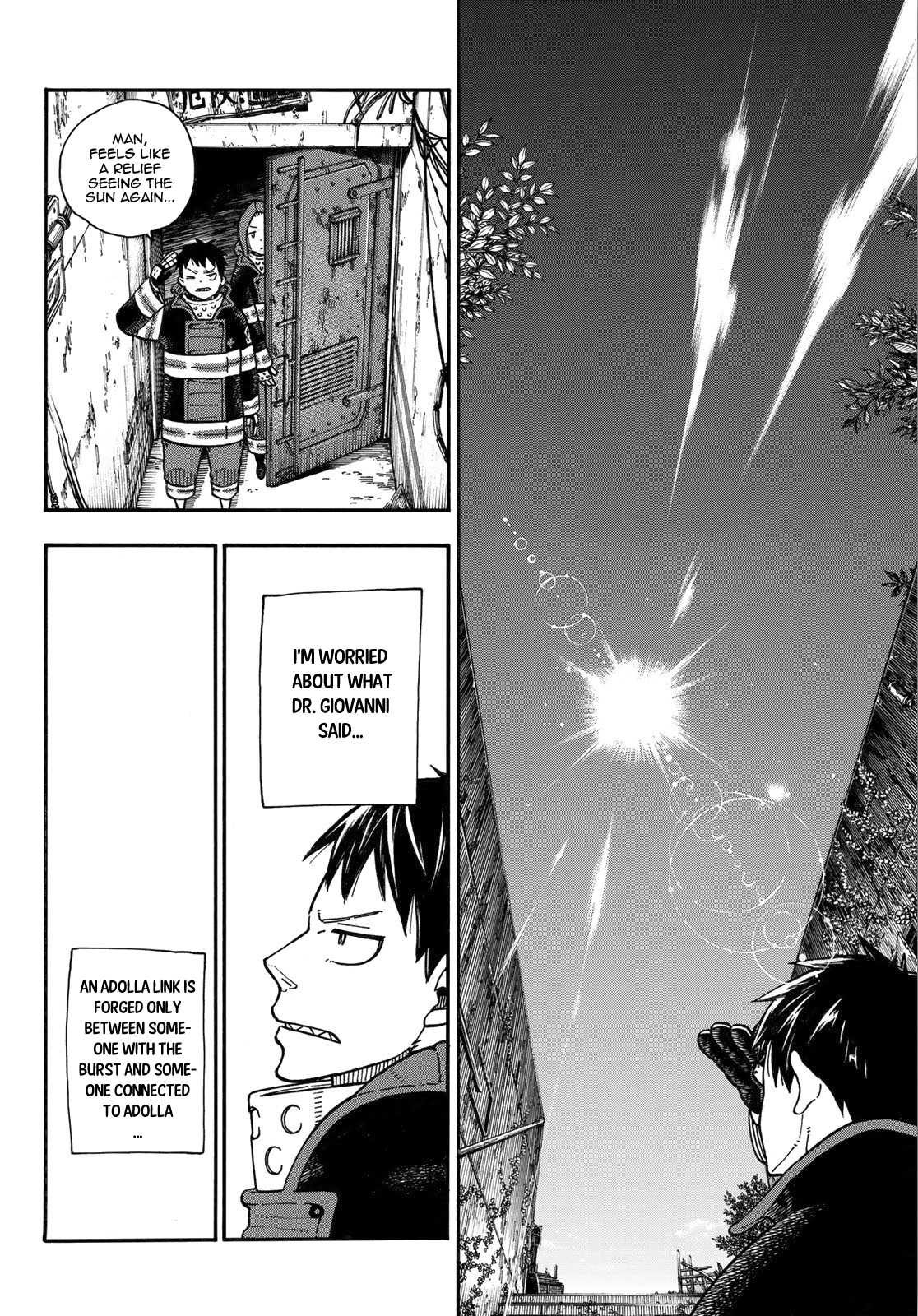 Enen no Shouboutai Chapter 166 page 13 - Chapter 166: Follow the Connection