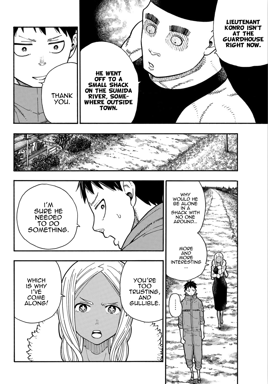 Enen no Shouboutai Chapter 167 page 13 - Chapter 167: A Heroic Man