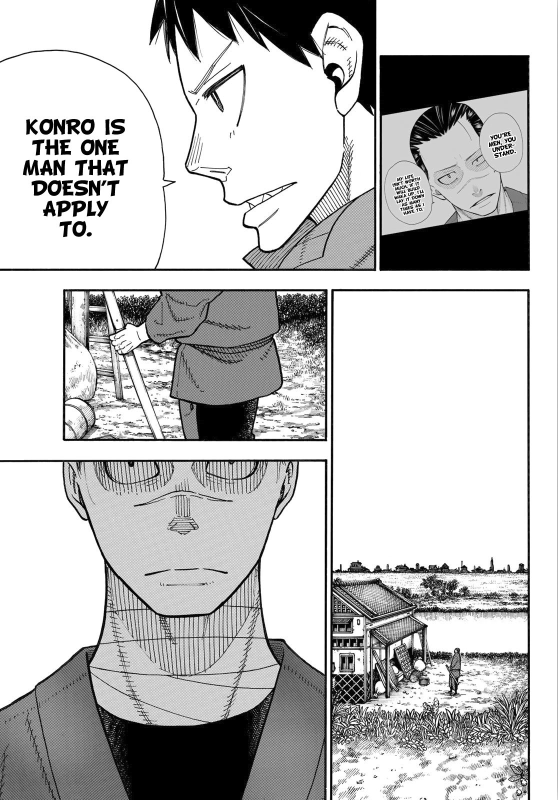 Enen no Shouboutai Chapter 167 page 14 - Chapter 167: A Heroic Man