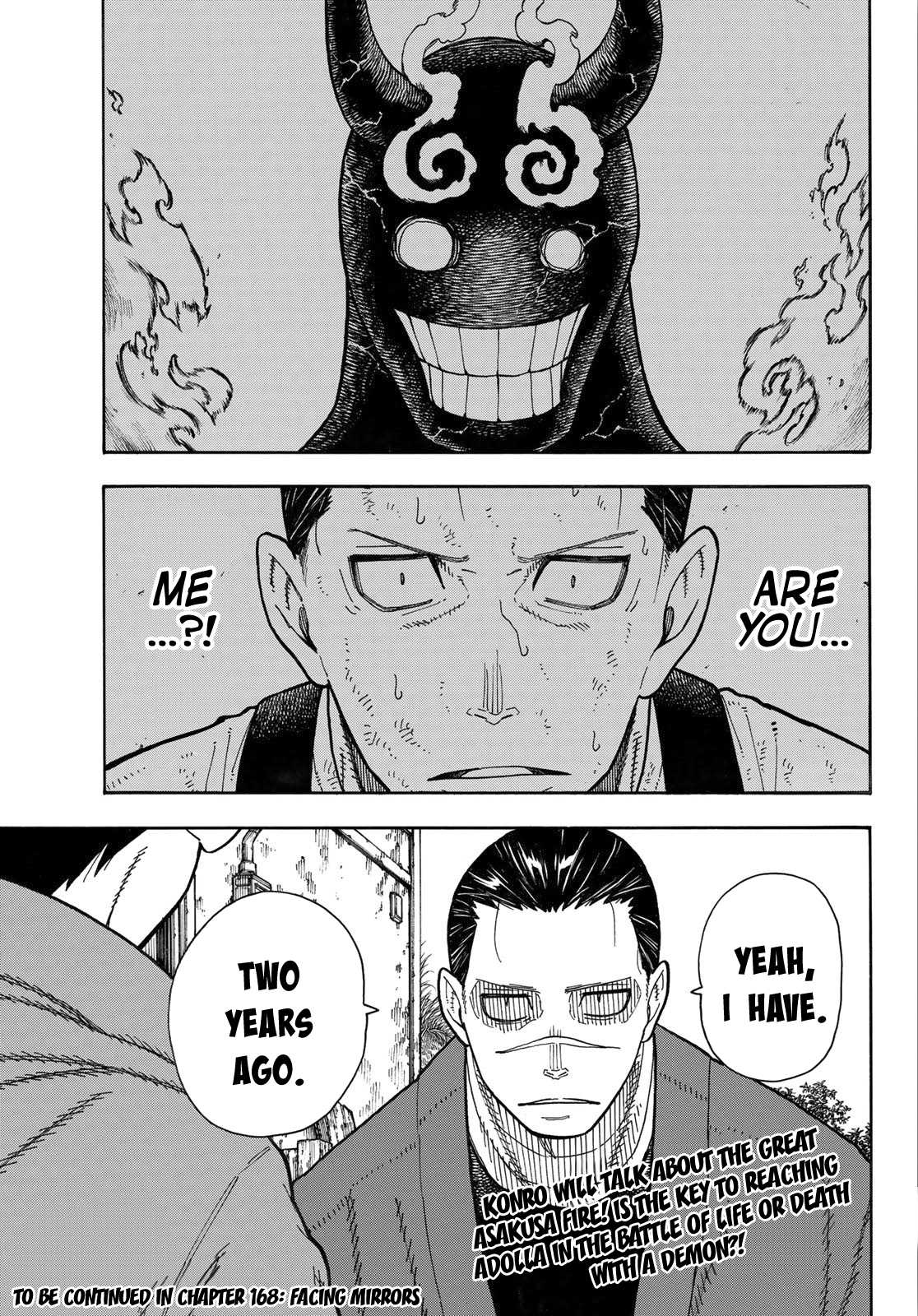 Enen no Shouboutai Chapter 167 page 22 - Chapter 167: A Heroic Man