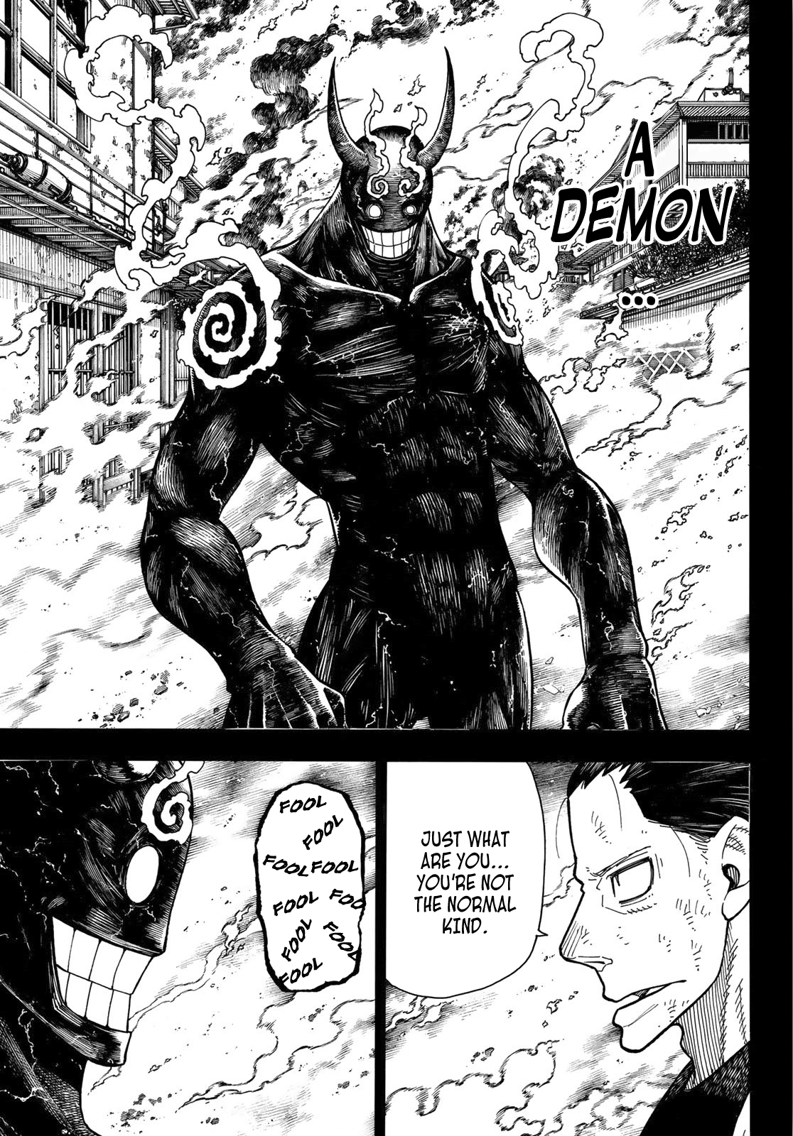 Enen no Shouboutai Chapter 168 page 4 - Chapter 168: Facing Mirrors