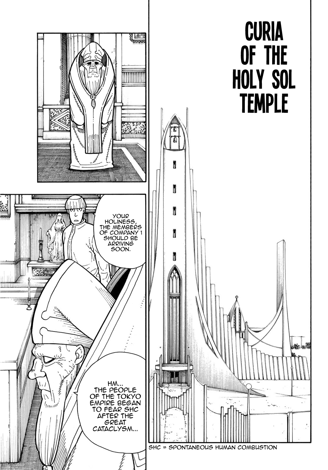 Enen no Shouboutai Chapter 175 page 12 - Chapter 175: Nexus of Belief