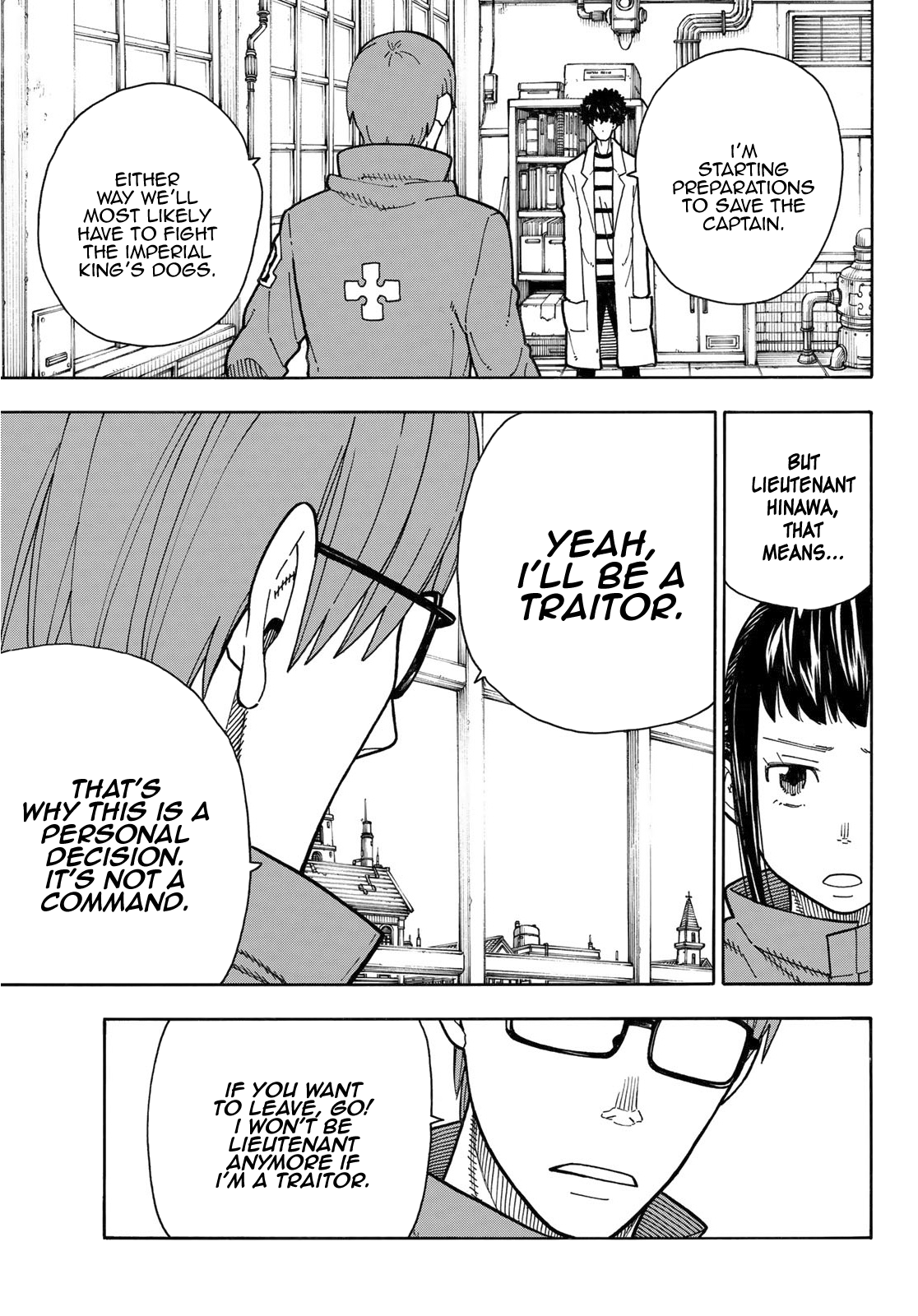 Enen no Shouboutai Chapter 177 page 12 - Chapter 177: Determination