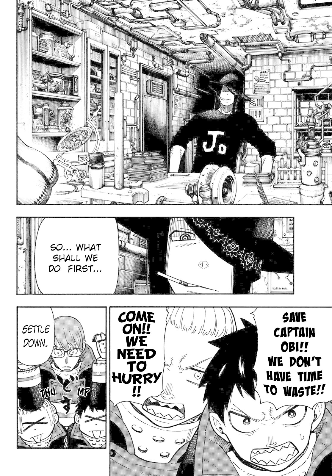 Enen no Shouboutai Chapter 179 page 10 - Chapter 179: Secret Meeting in the Dark