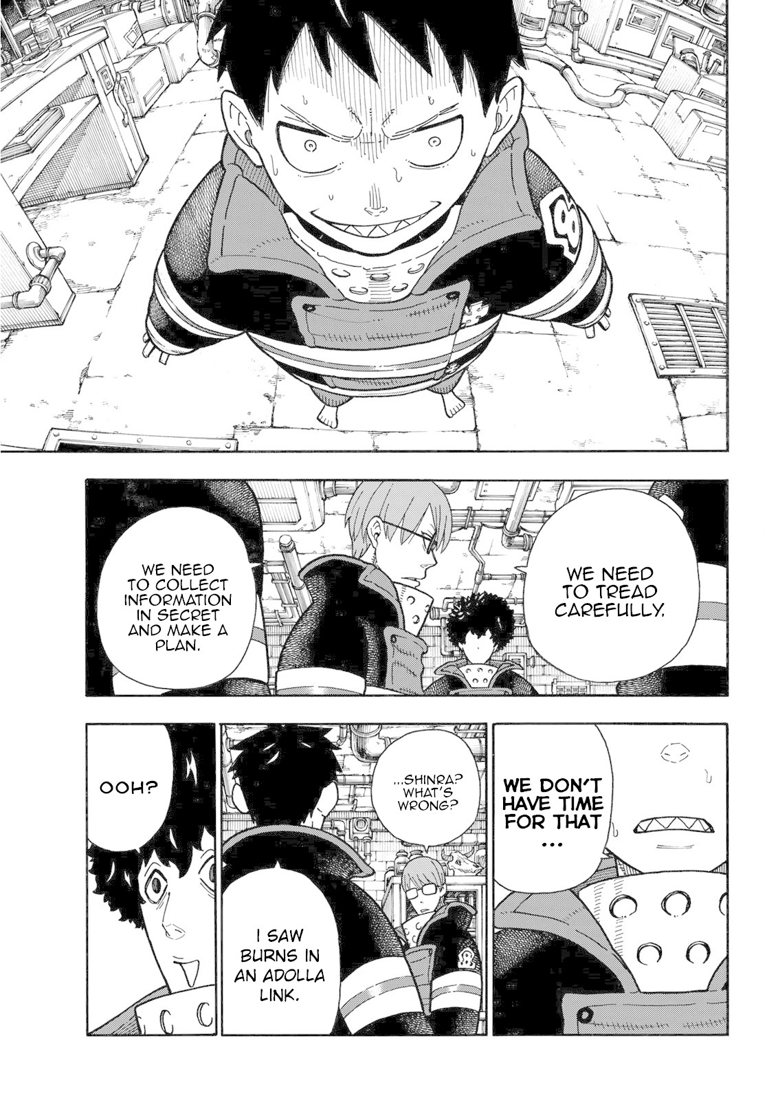 Enen no Shouboutai Chapter 179 page 19 - Chapter 179: Secret Meeting in the Dark