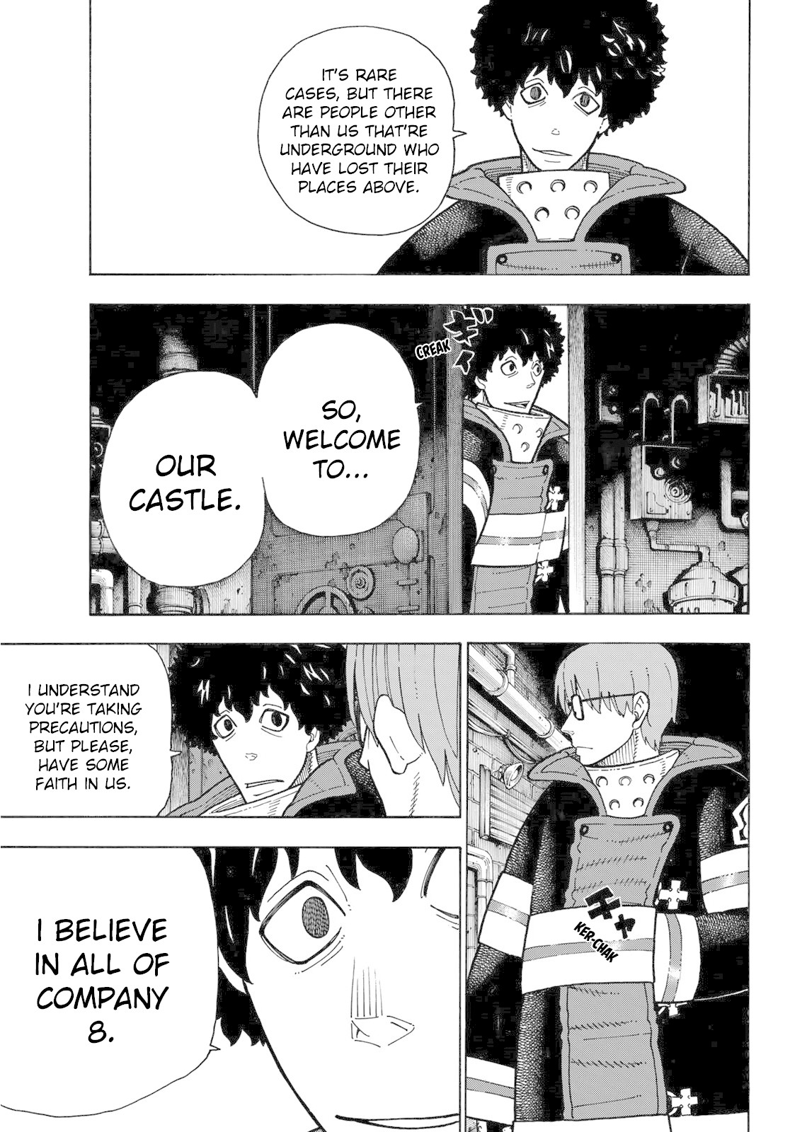 Enen no Shouboutai Chapter 179 page 9 - Chapter 179: Secret Meeting in the Dark