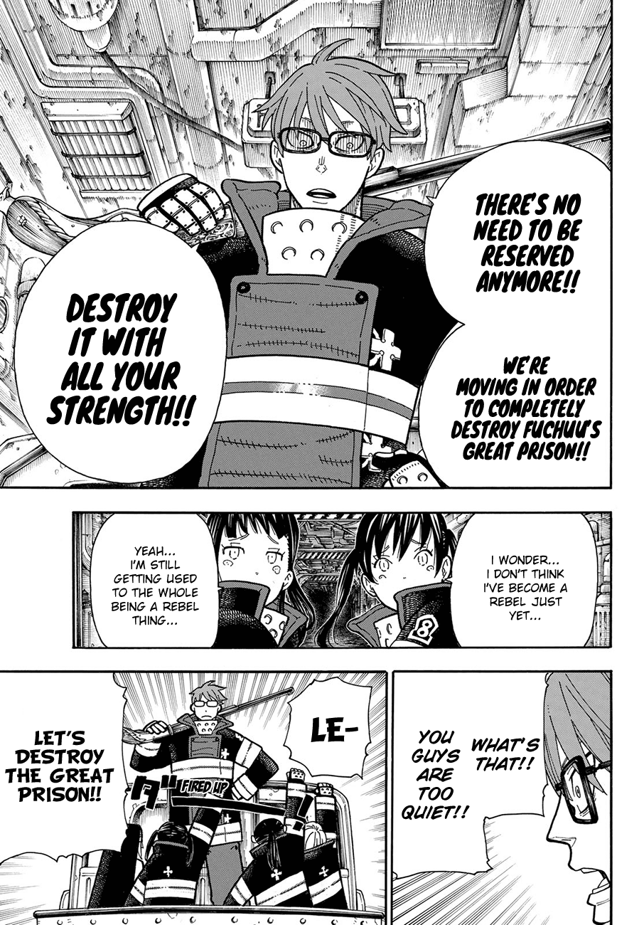 Enen no Shouboutai Chapter 182 page 16 - Chapter 182: Death and Flames
