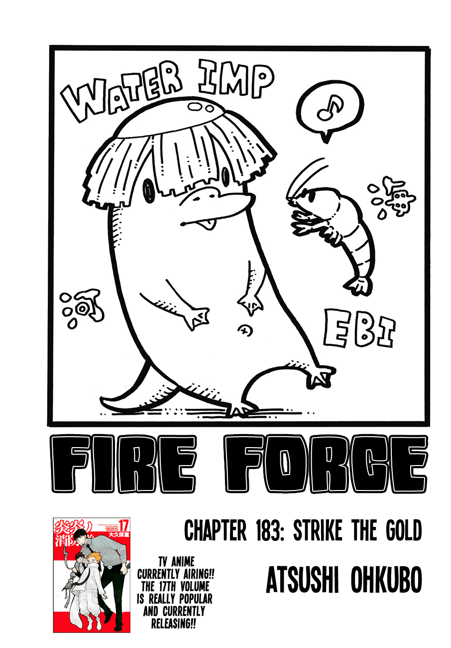Enen no Shouboutai Chapter 183 page 1 - Chapter 183: Strike the Gold