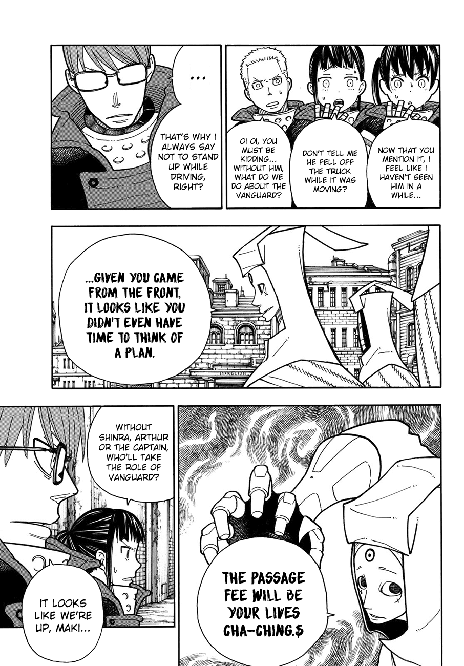 Enen no Shouboutai Chapter 183 page 12 - Chapter 183: Strike the Gold