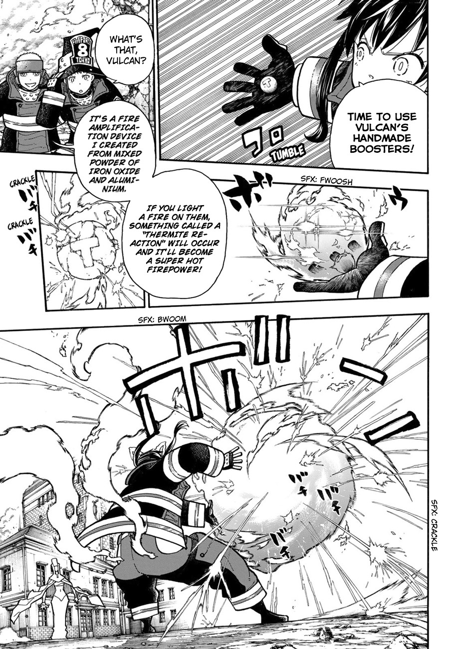 Enen no Shouboutai Chapter 184 page 12 - Chapter 184: Gold's Secrets