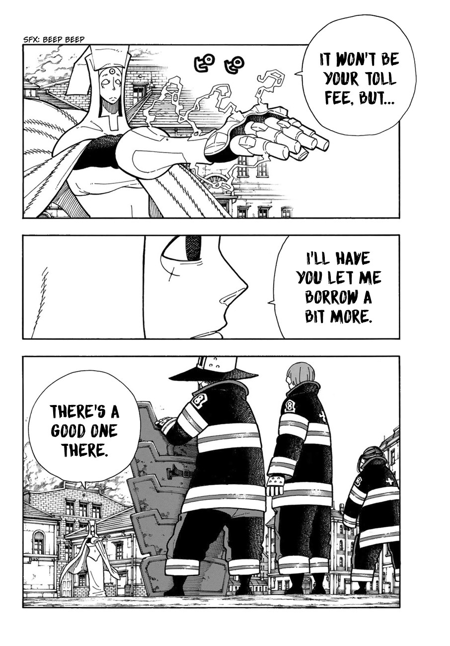 Enen no Shouboutai Chapter 184 page 3 - Chapter 184: Gold's Secrets