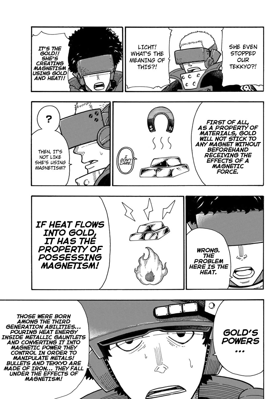 Enen no Shouboutai Chapter 184 page 8 - Chapter 184: Gold's Secrets