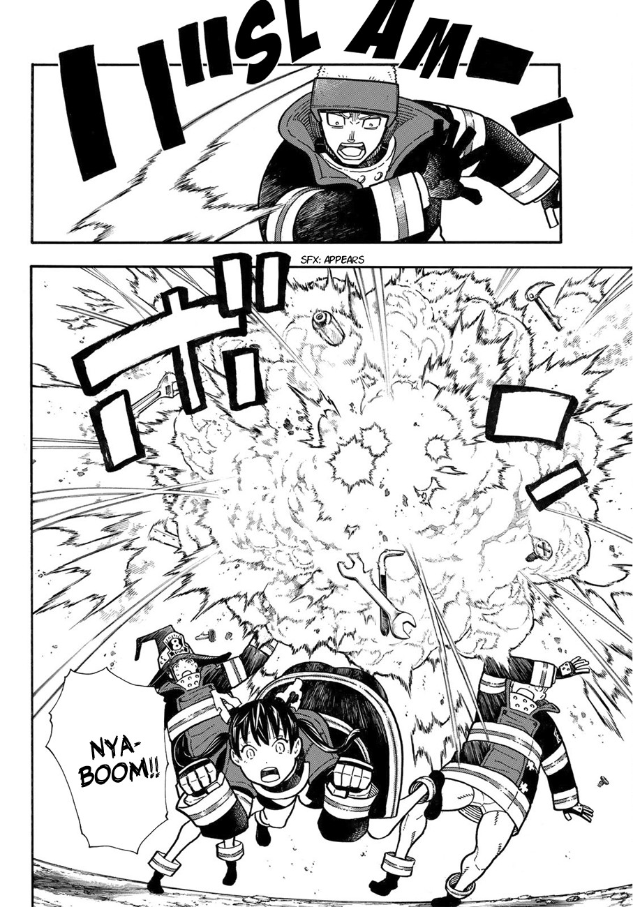 Enen no Shouboutai Chapter 185 page 10 - Chapter 185: Combat Experiment