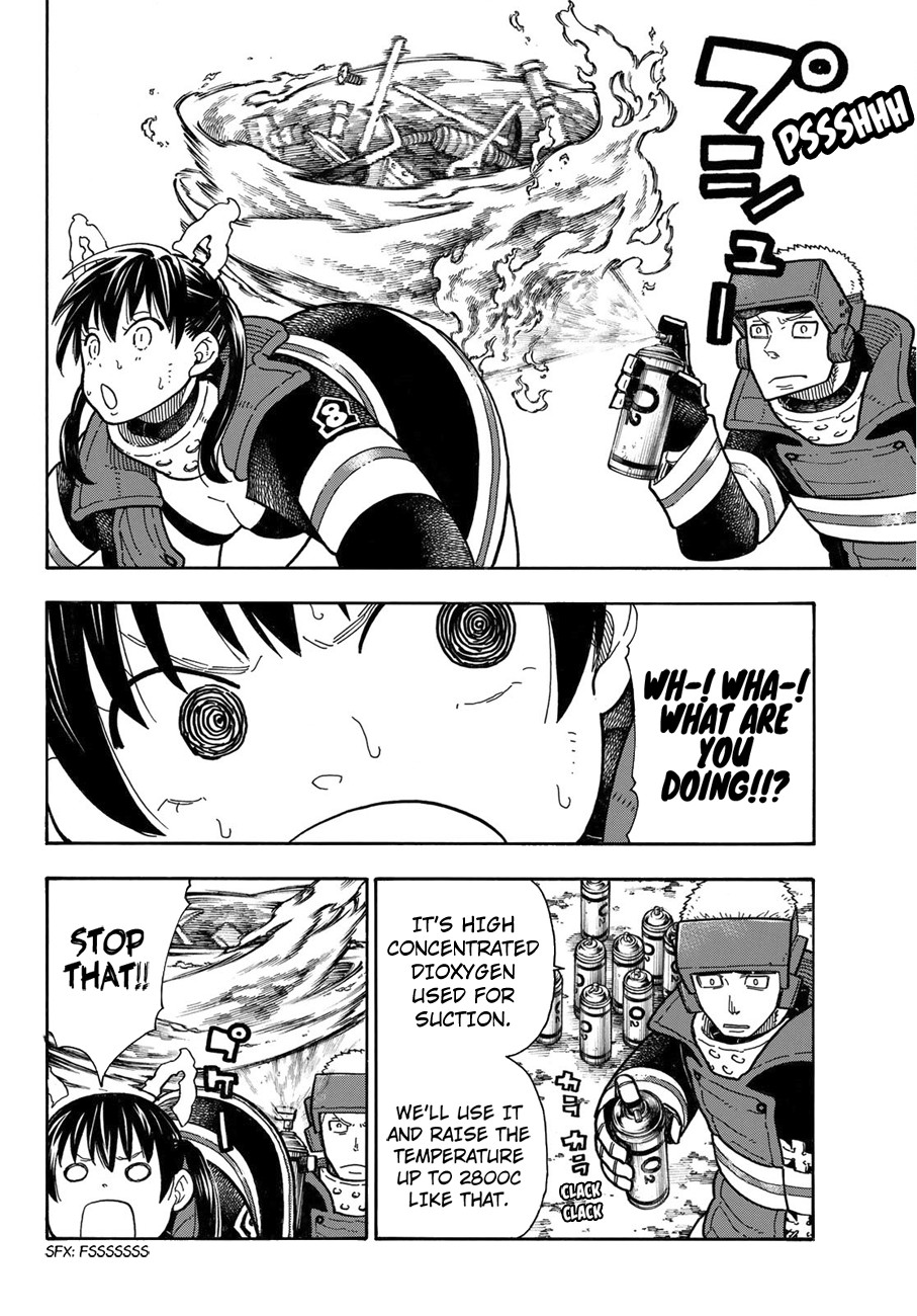 Enen no Shouboutai Chapter 185 page 12 - Chapter 185: Combat Experiment