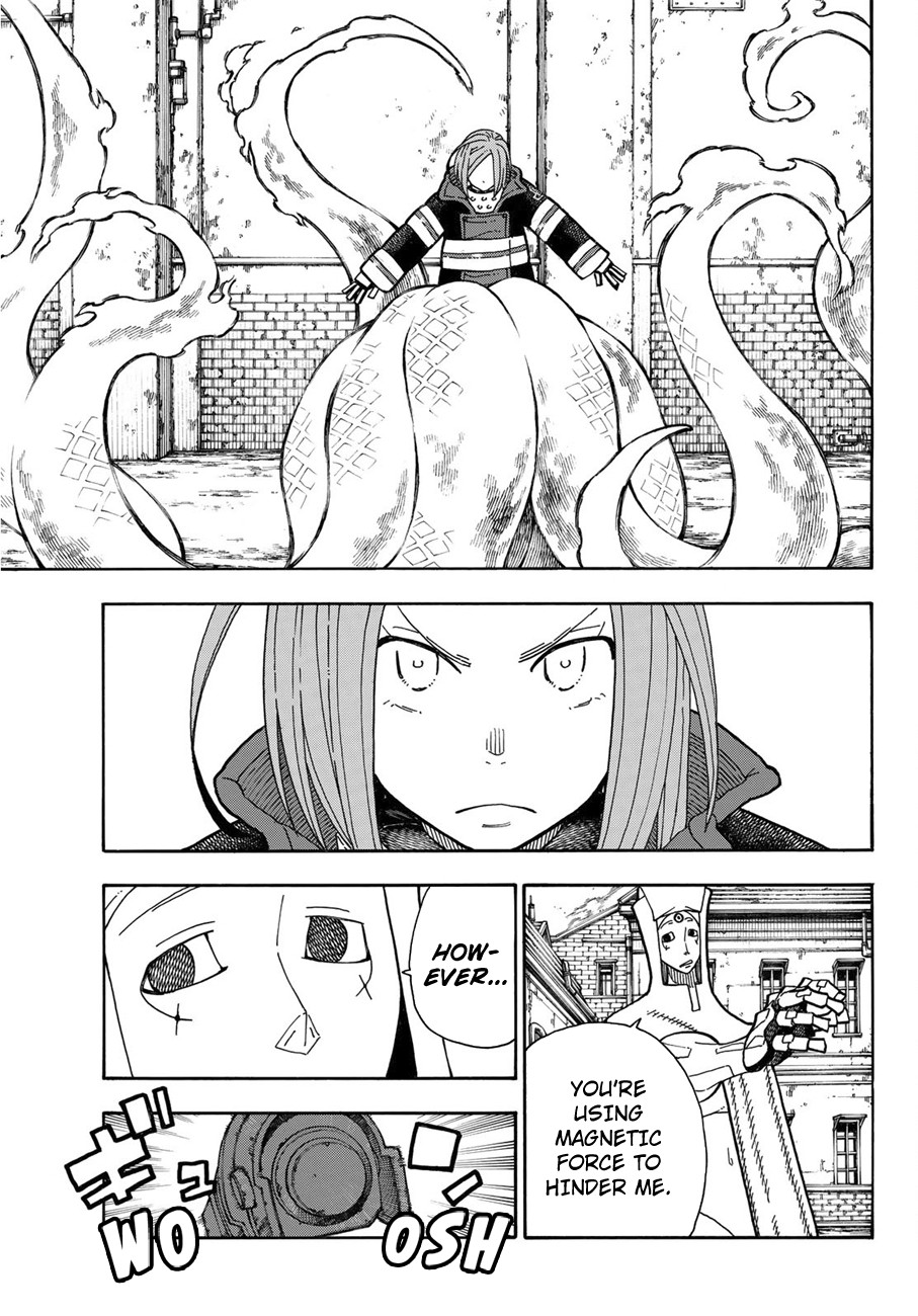 Enen no Shouboutai Chapter 185 page 13 - Chapter 185: Combat Experiment