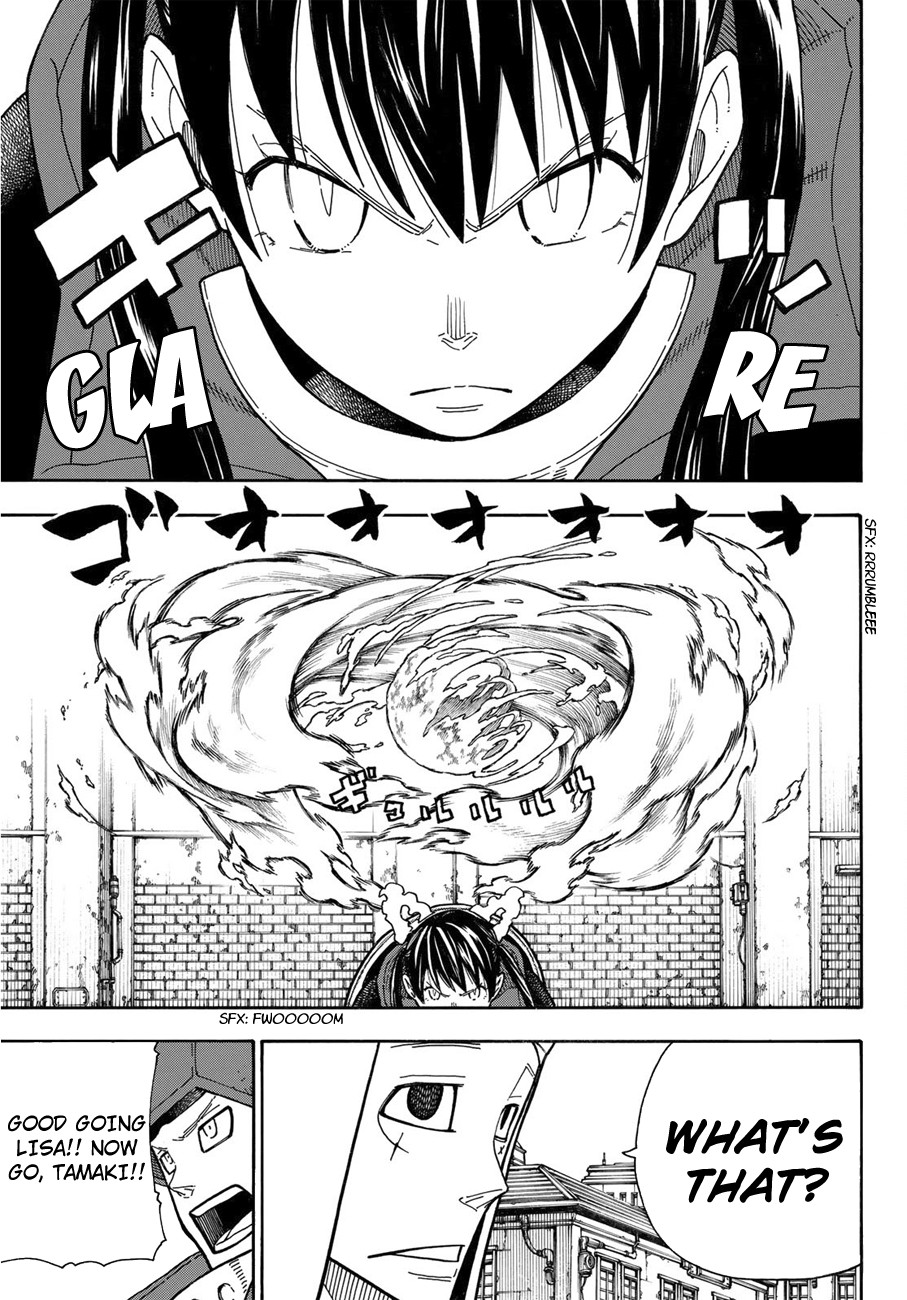 Enen no Shouboutai Chapter 185 page 15 - Chapter 185: Combat Experiment