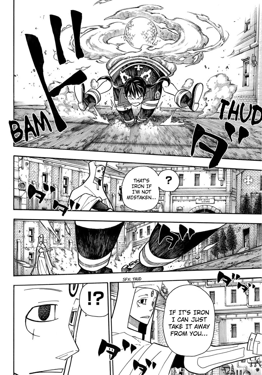 Enen no Shouboutai Chapter 185 page 16 - Chapter 185: Combat Experiment
