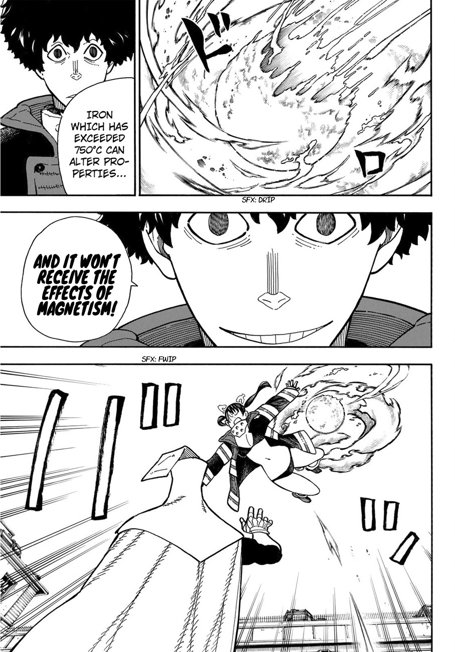 Enen no Shouboutai Chapter 185 page 17 - Chapter 185: Combat Experiment