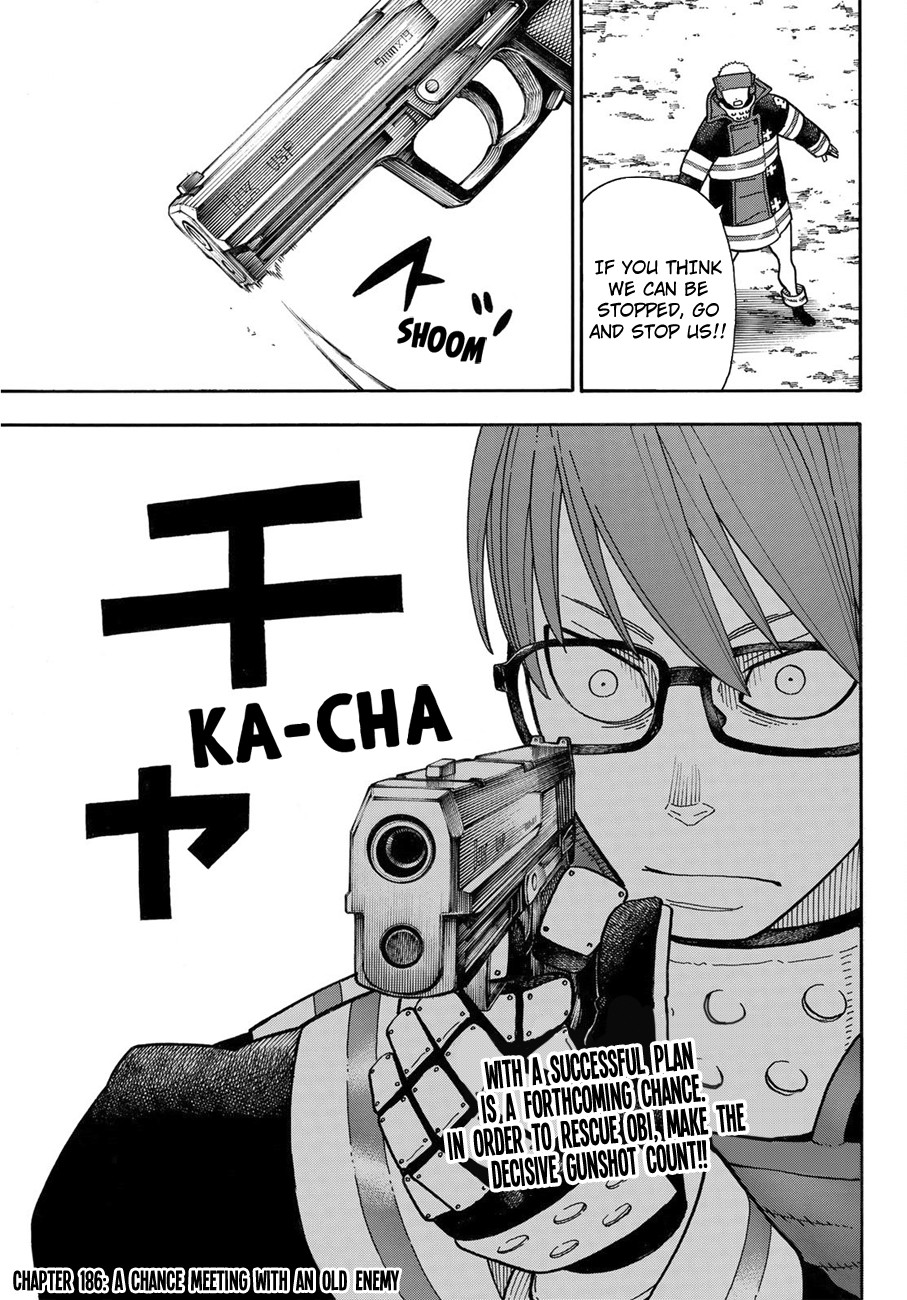Enen no Shouboutai Chapter 185 page 19 - Chapter 185: Combat Experiment