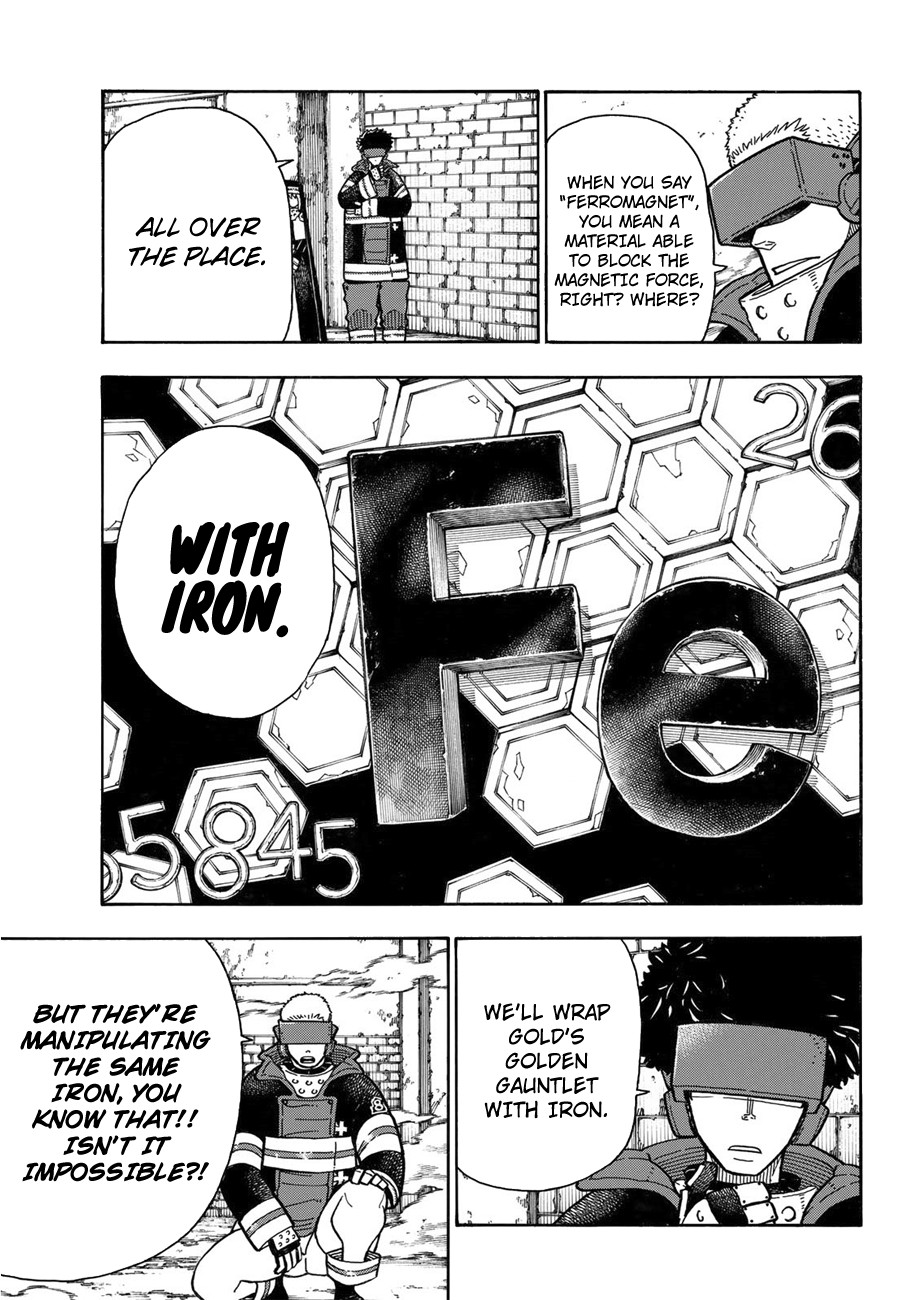 Enen no Shouboutai Chapter 185 page 3 - Chapter 185: Combat Experiment