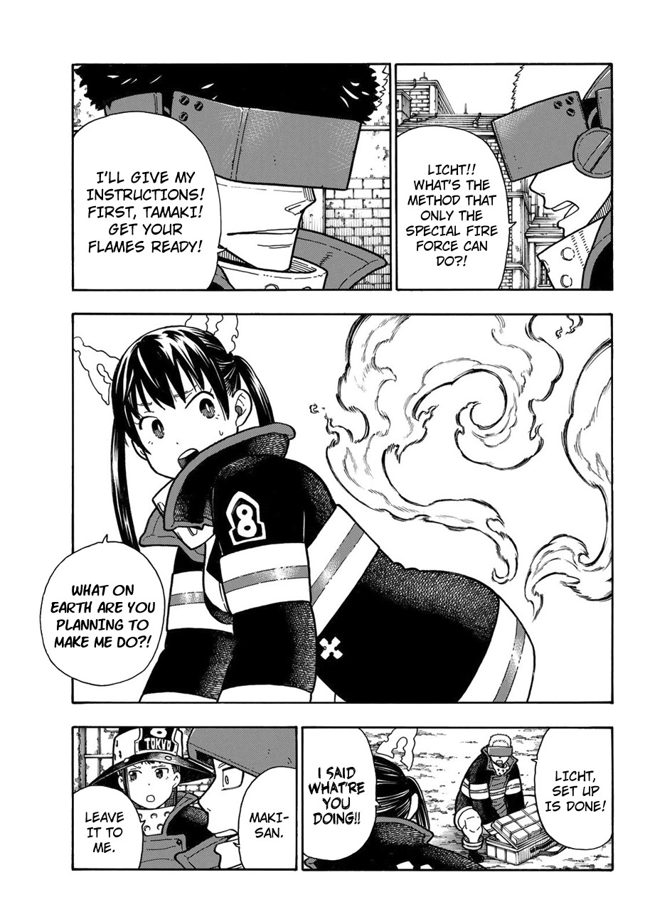 Enen no Shouboutai Chapter 185 page 7 - Chapter 185: Combat Experiment