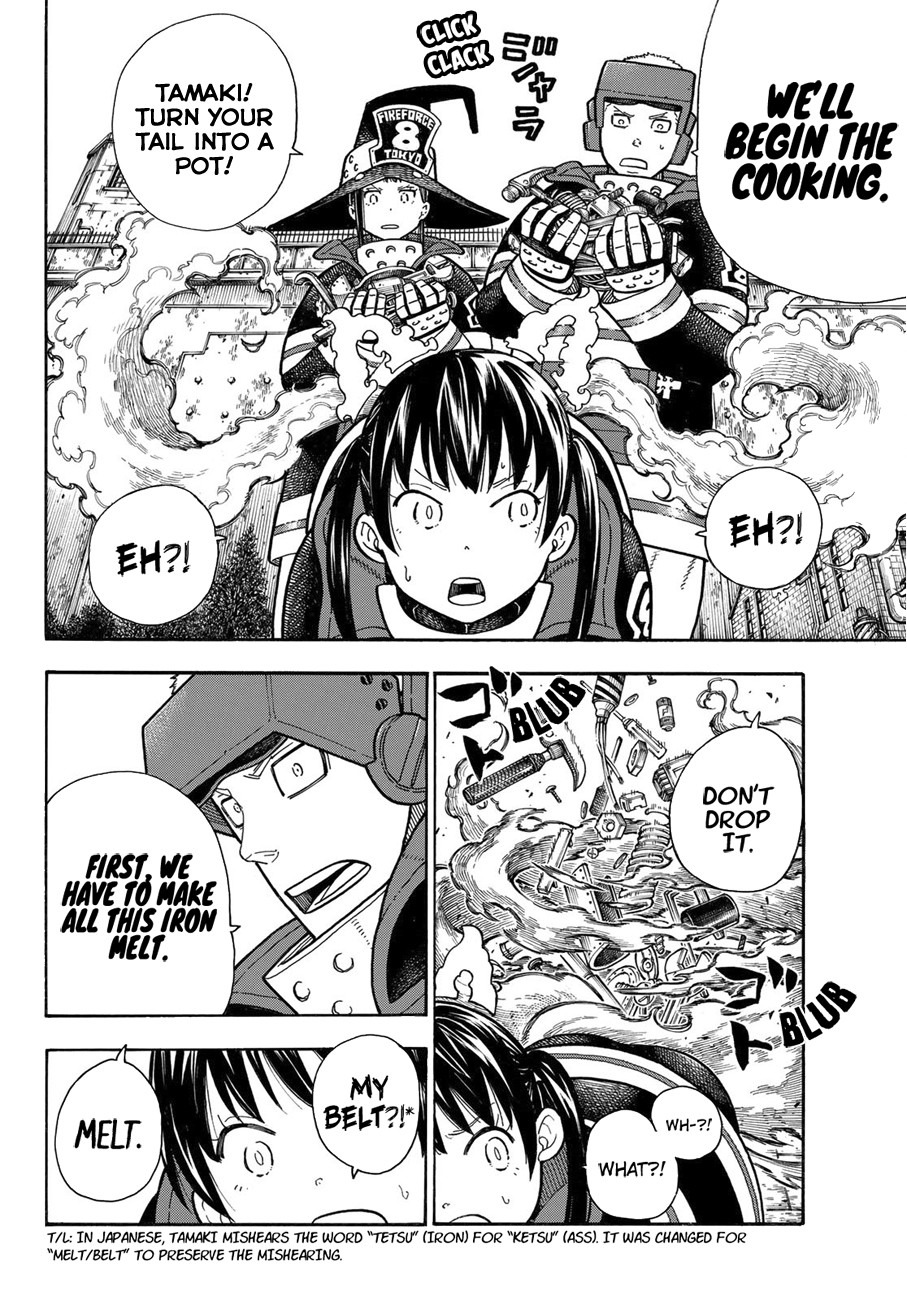 Enen no Shouboutai Chapter 185 page 8 - Chapter 185: Combat Experiment