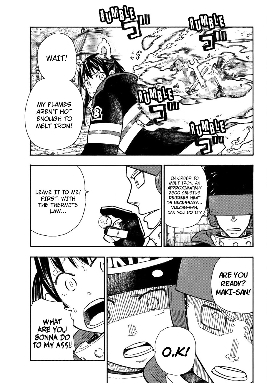 Enen no Shouboutai Chapter 185 page 9 - Chapter 185: Combat Experiment