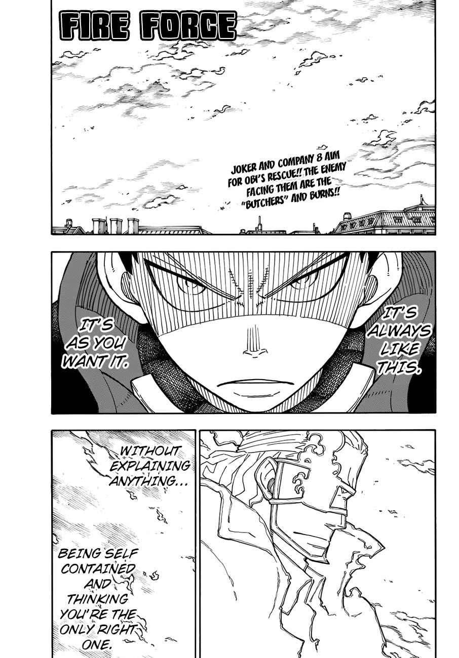 Enen no Shouboutai Chapter 187 page 1 - Chapter 187: End of a prayer