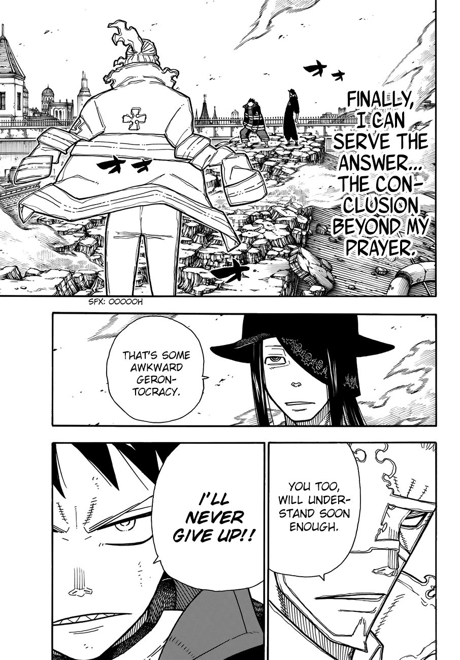 Enen no Shouboutai Chapter 187 page 15 - Chapter 187: End of a prayer