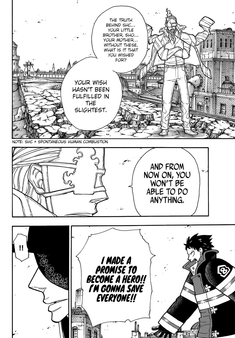 Enen no Shouboutai Chapter 187 page 16 - Chapter 187: End of a prayer