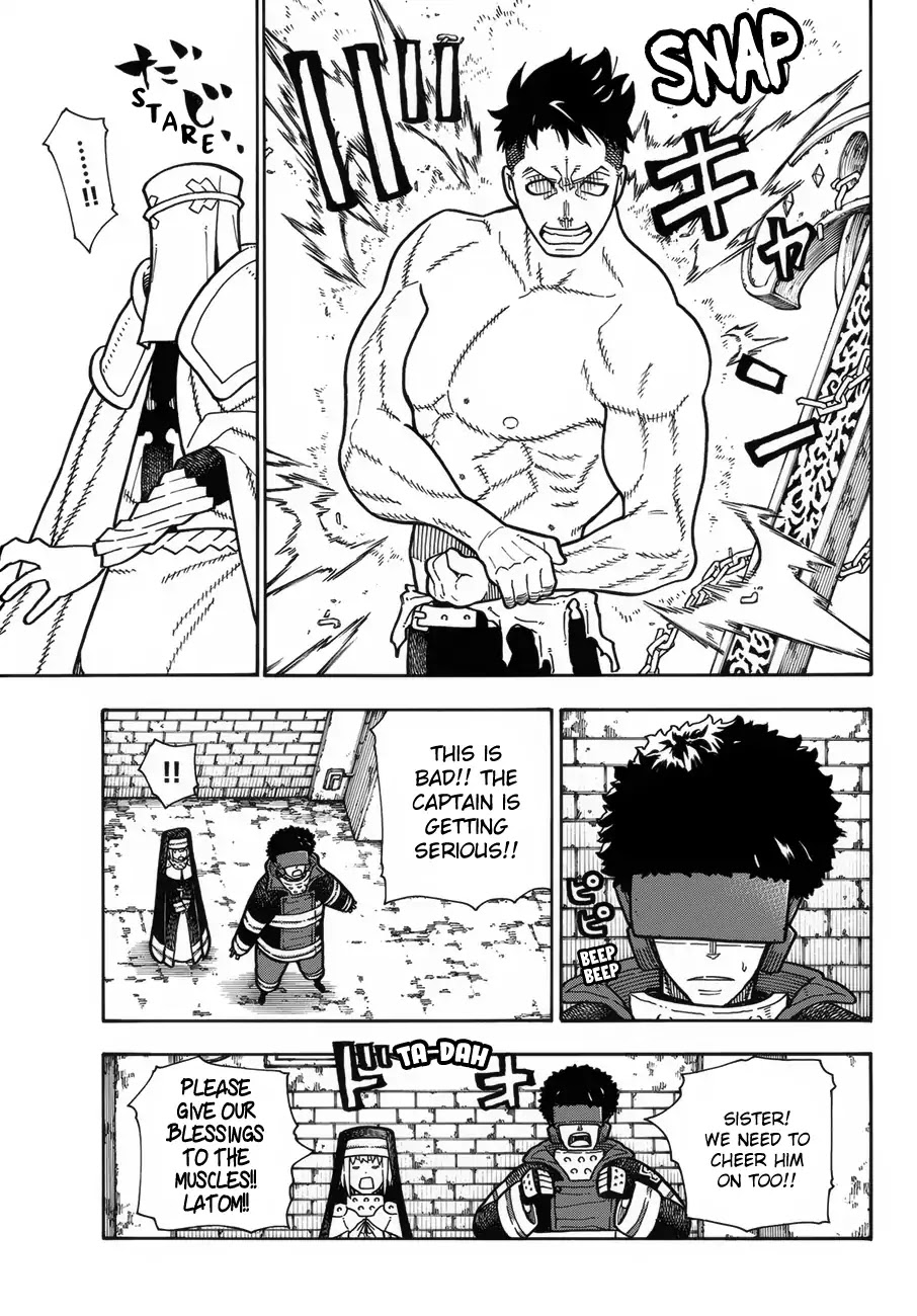 Enen no Shouboutai Chapter 188 page 10 - Chapter 188: Armour of Steel