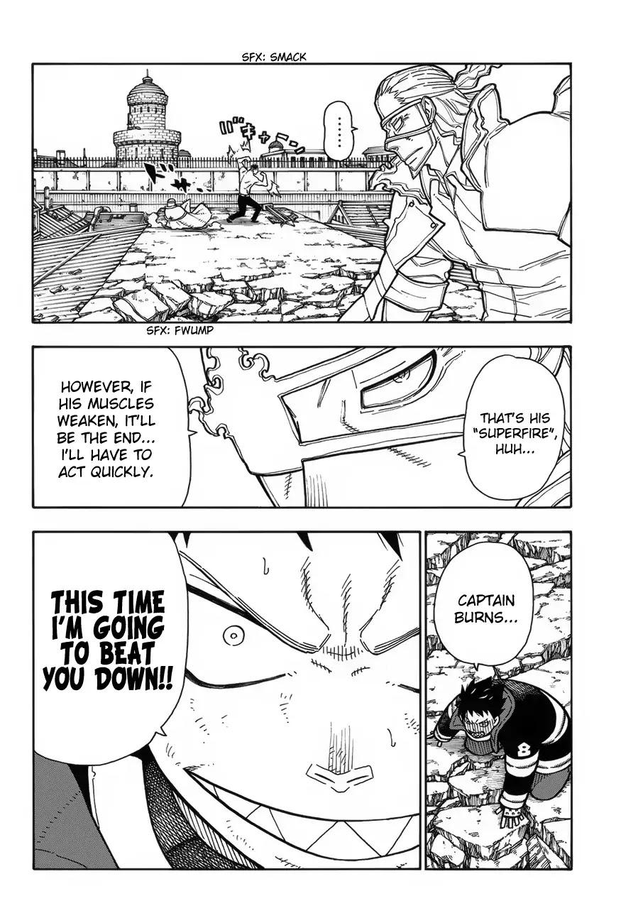 Enen no Shouboutai Chapter 188 page 11 - Chapter 188: Armour of Steel