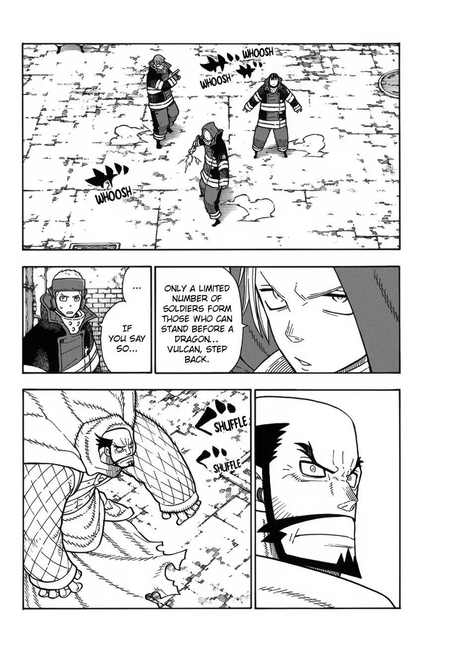 Enen no Shouboutai Chapter 188 page 13 - Chapter 188: Armour of Steel