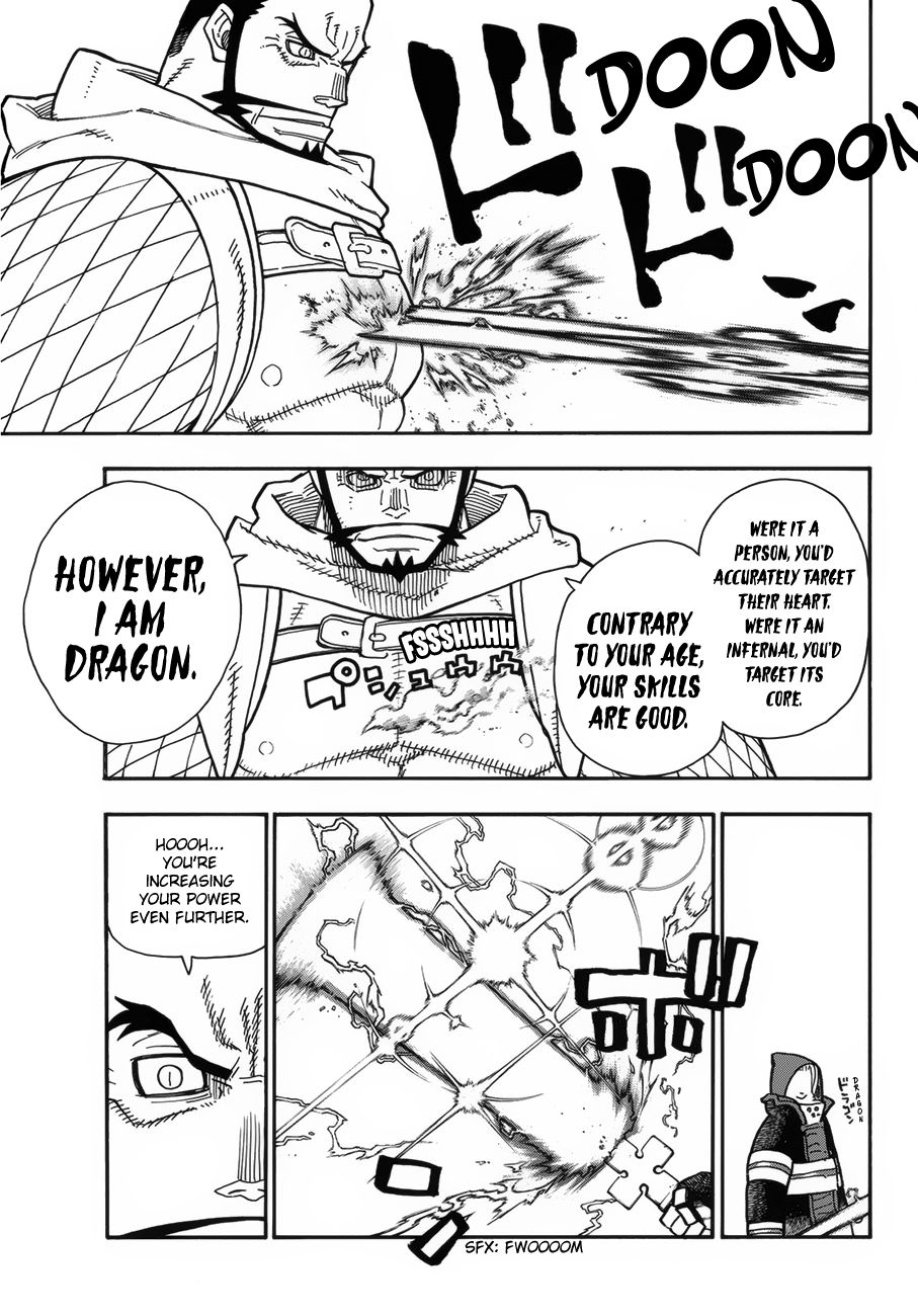 Enen no Shouboutai Chapter 189 page 12 - Chapter 189: The Dragon and the Knight
