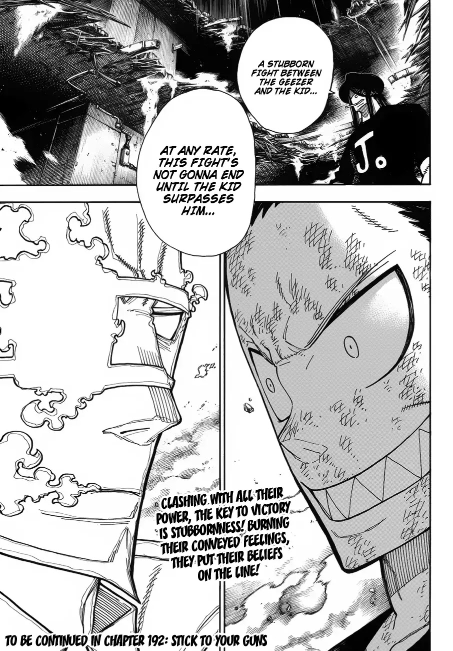 Enen no Shouboutai Chapter 191 page 20 - Chapter 191: Senior and Junior