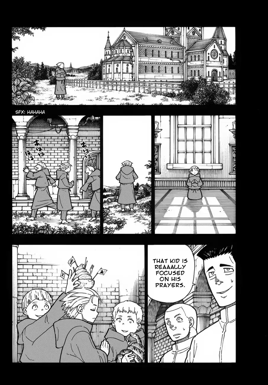 Enen no Shouboutai Chapter 193 page 13 - Chapter 193: The Hero and The Lion