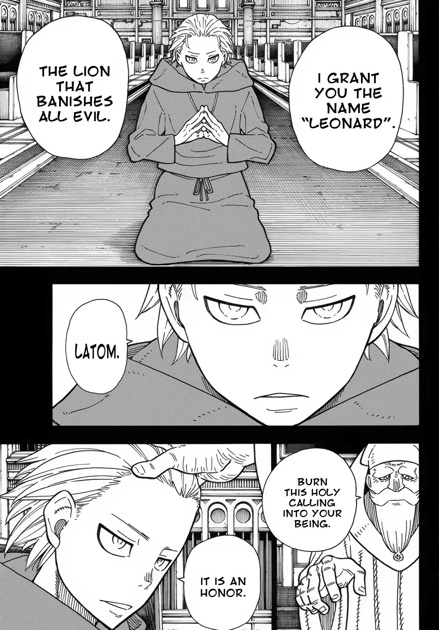 Enen no Shouboutai Chapter 193 page 14 - Chapter 193: The Hero and The Lion