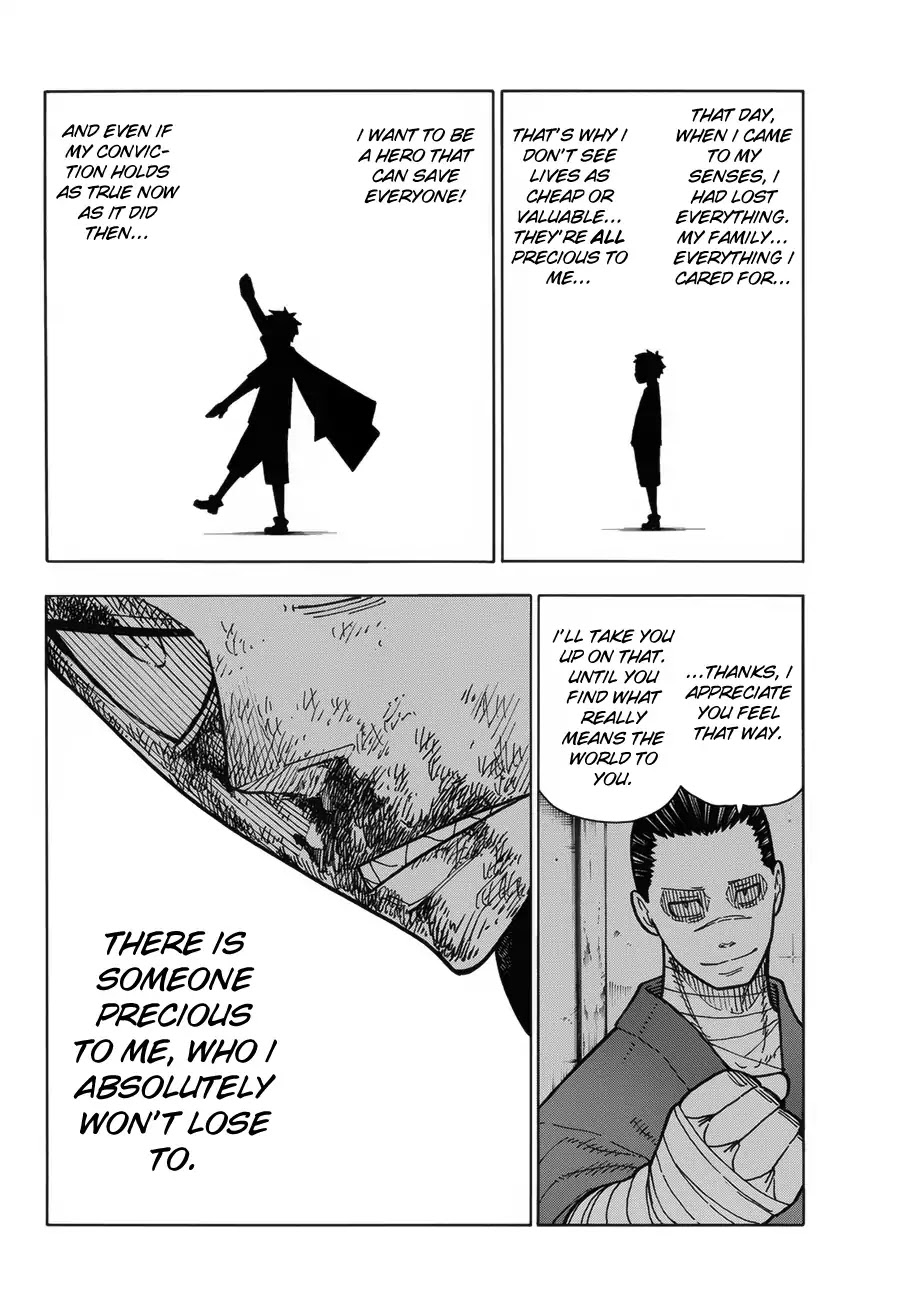 Enen no Shouboutai Chapter 193 page 9 - Chapter 193: The Hero and The Lion