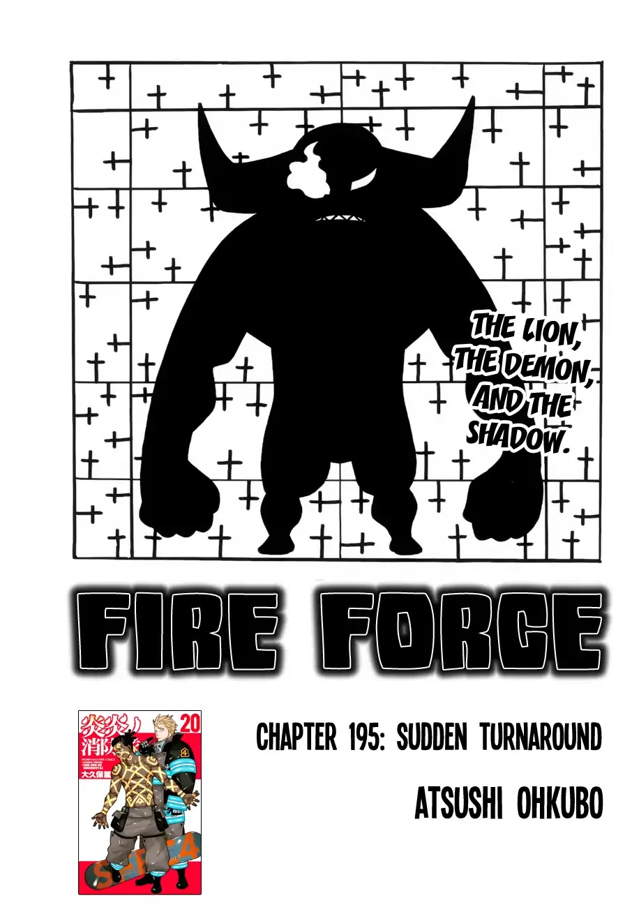 Enen no Shouboutai Chapter 195 page 1 - Chapter 195: Sudden Turnaround