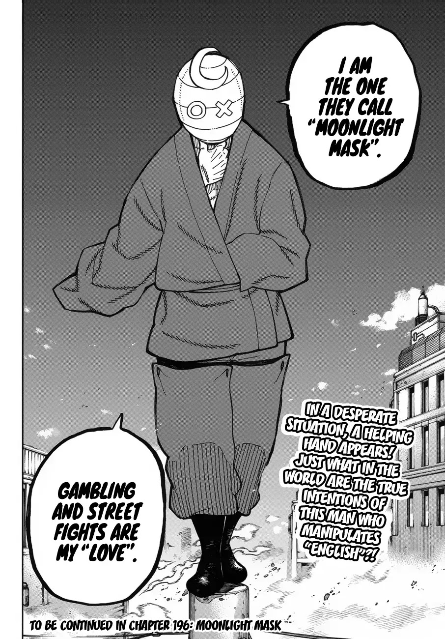Enen no Shouboutai Chapter 195 page 21 - Chapter 195: Sudden Turnaround