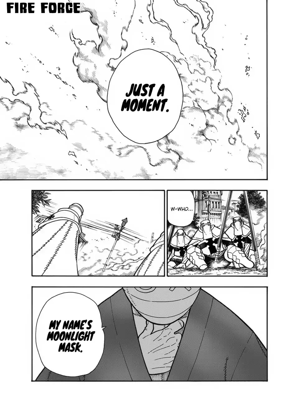 Enen no Shouboutai Chapter 196 page 1 - Chapter 196: Moonlight Rescue
