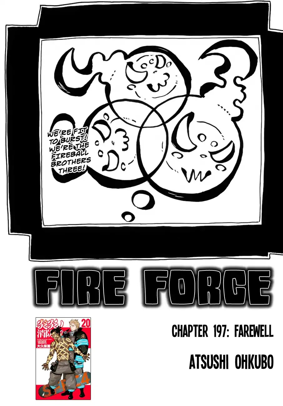 Enen no Shouboutai Chapter 197 page 1 - Chapter 197: Farewell