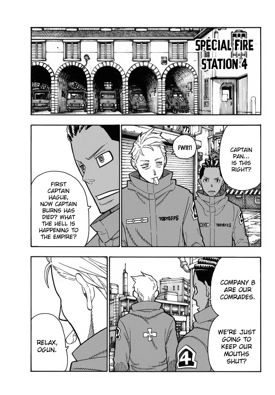 Enen no Shouboutai Chapter 197 page 10 - Chapter 197: Farewell